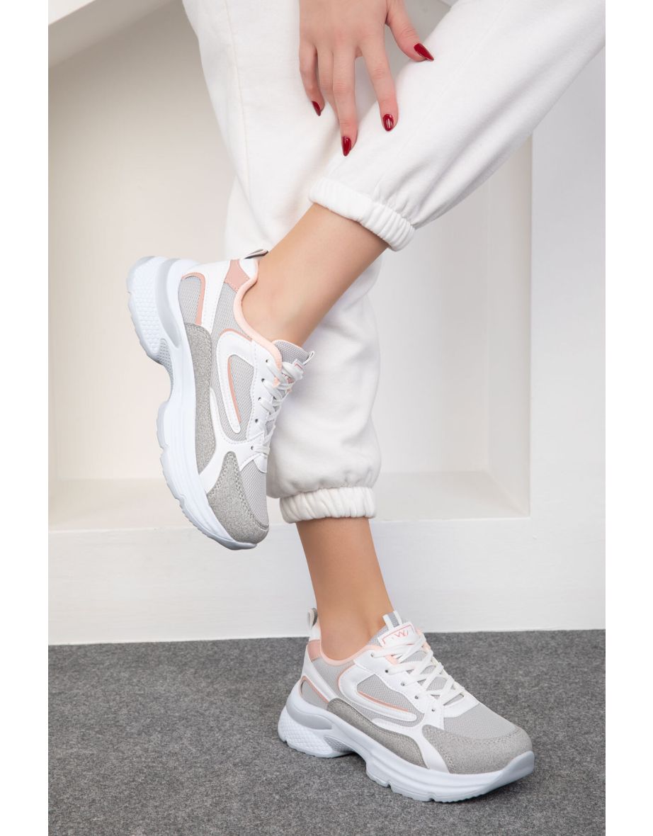 Ice-Powder-White Women's Sneakers