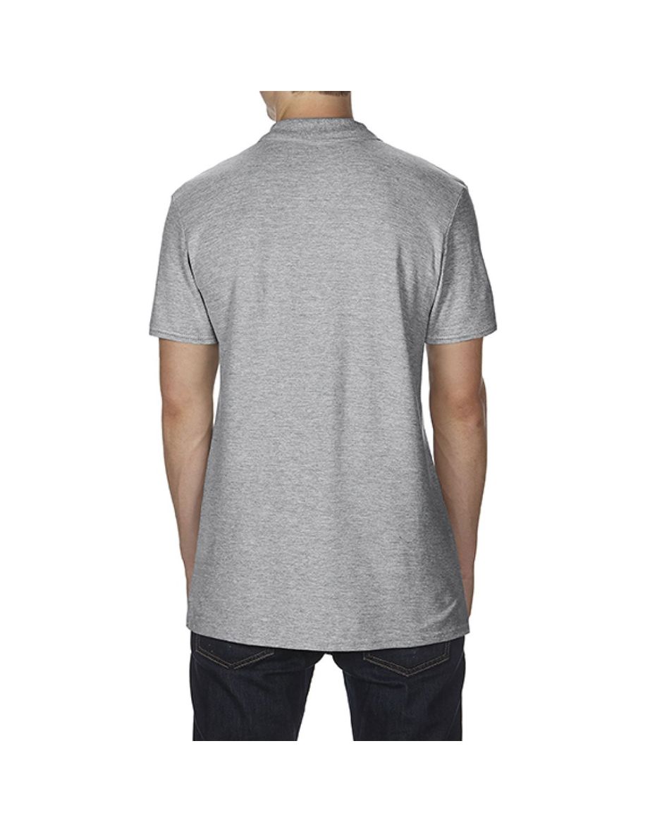 Gildan Softstyle Mens Short Sleeve Double Pique Polo Shirt - Sport Grey (RS) - 2