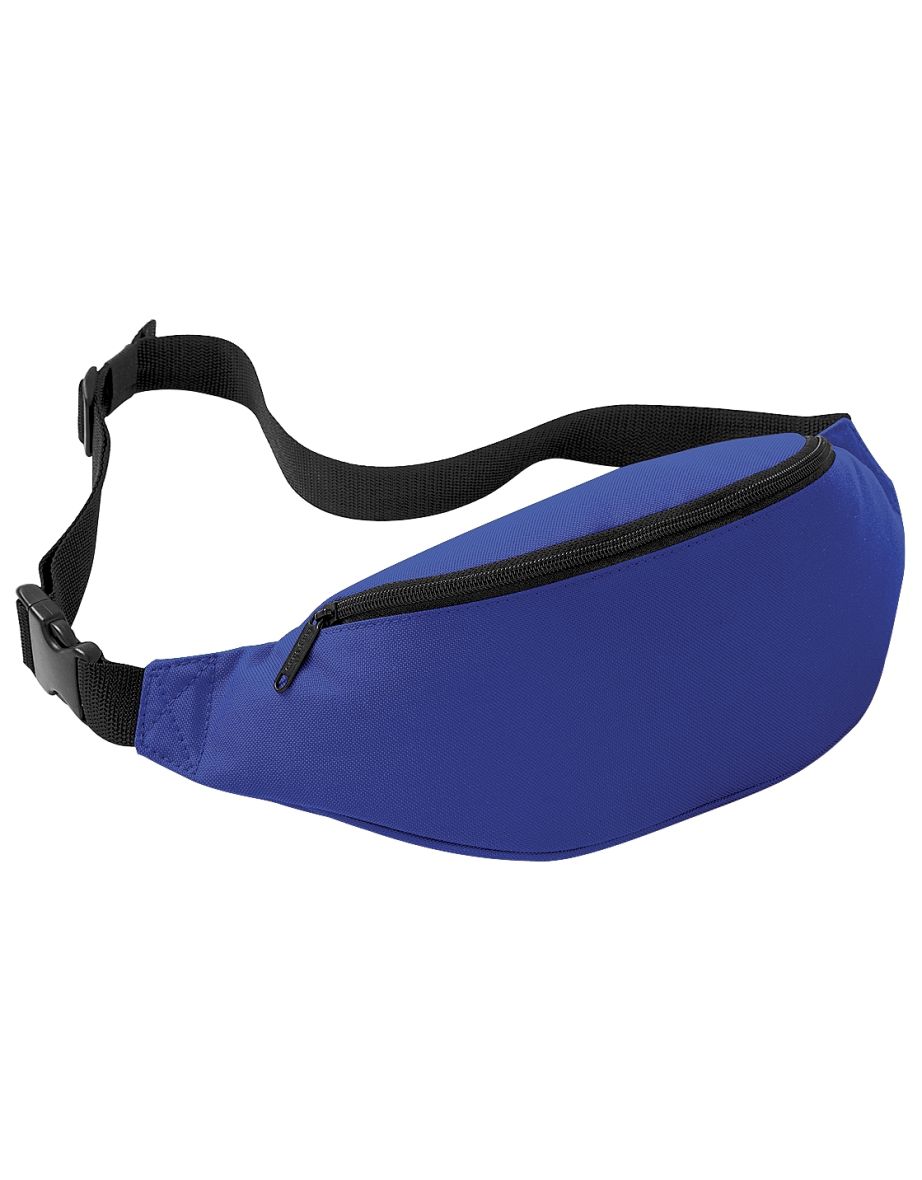 Bagbase Adjustable Belt Bag (2.5 Litres) (Pack of 2) - Bright Royal