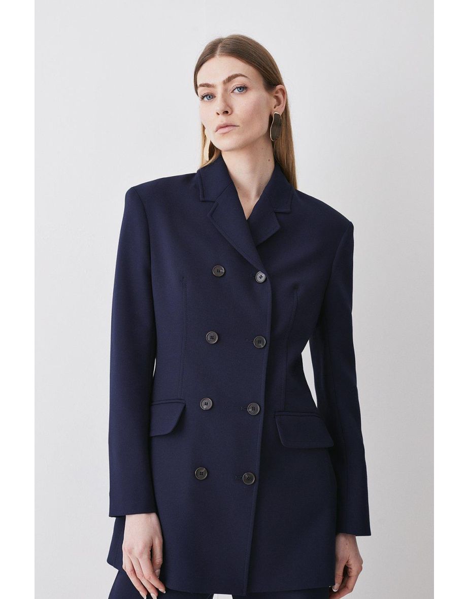 Karen millen clearance navy blazer