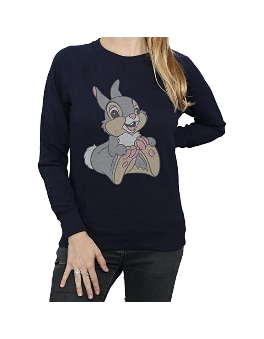 Disney Women's/Ladies Classic Thumper Cotton Sweatshirt - 2