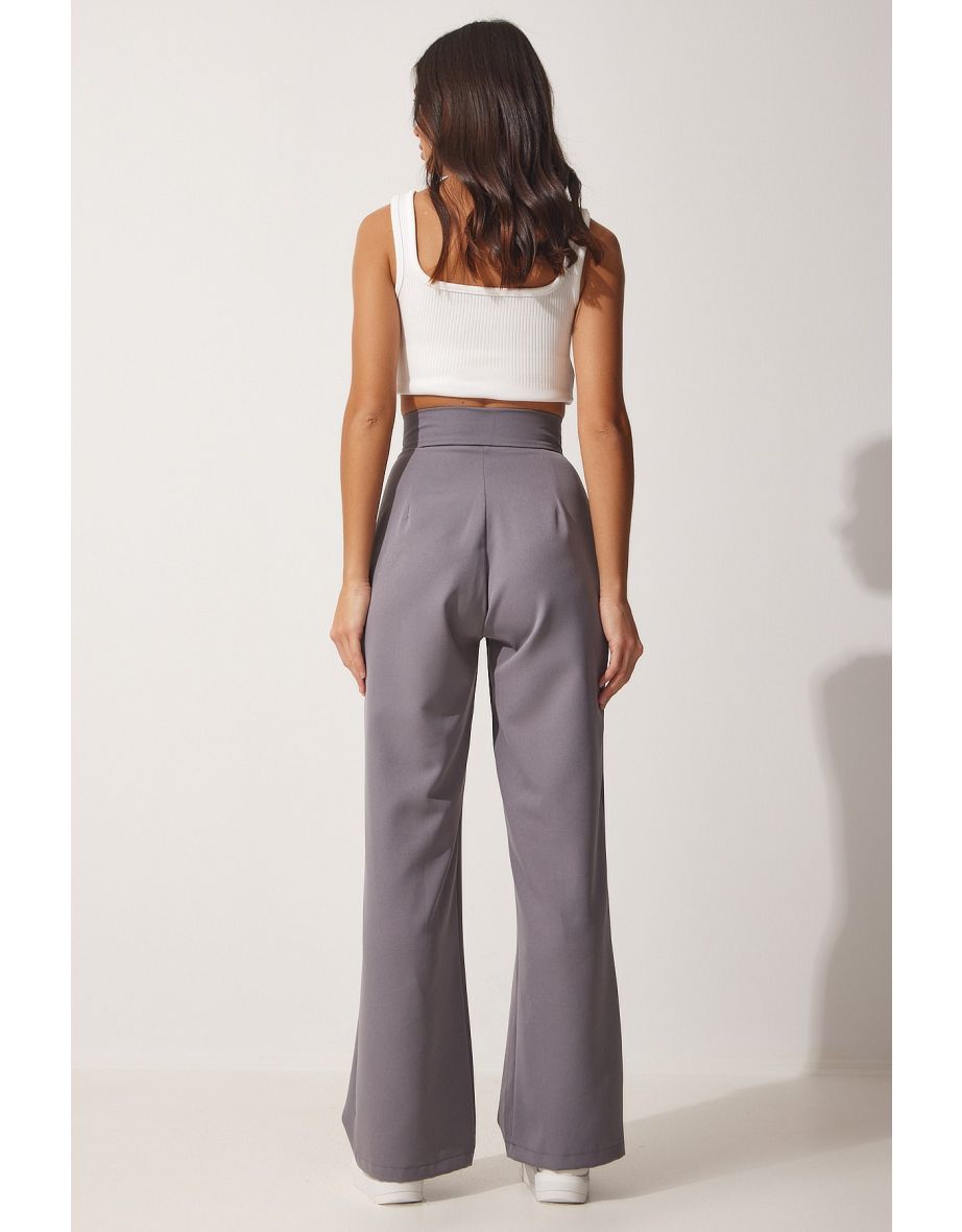 Pants - Gray - Relaxed - 5