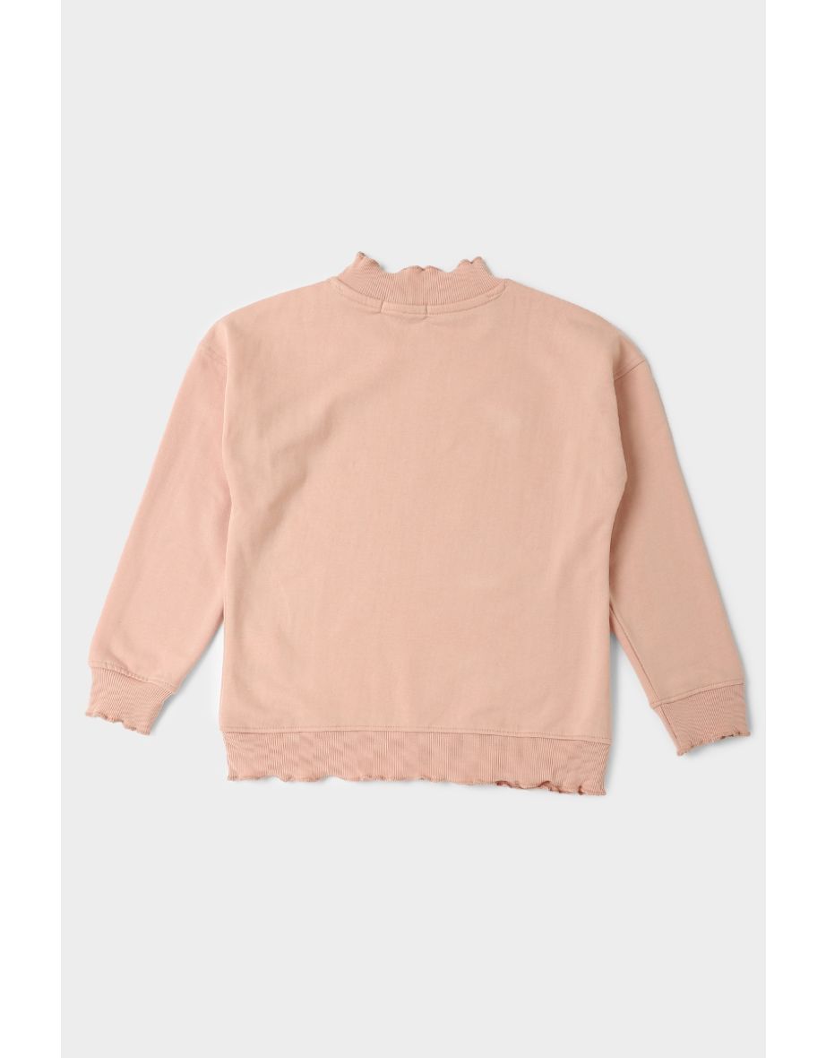 Girl Sweatshirt With Print - 3