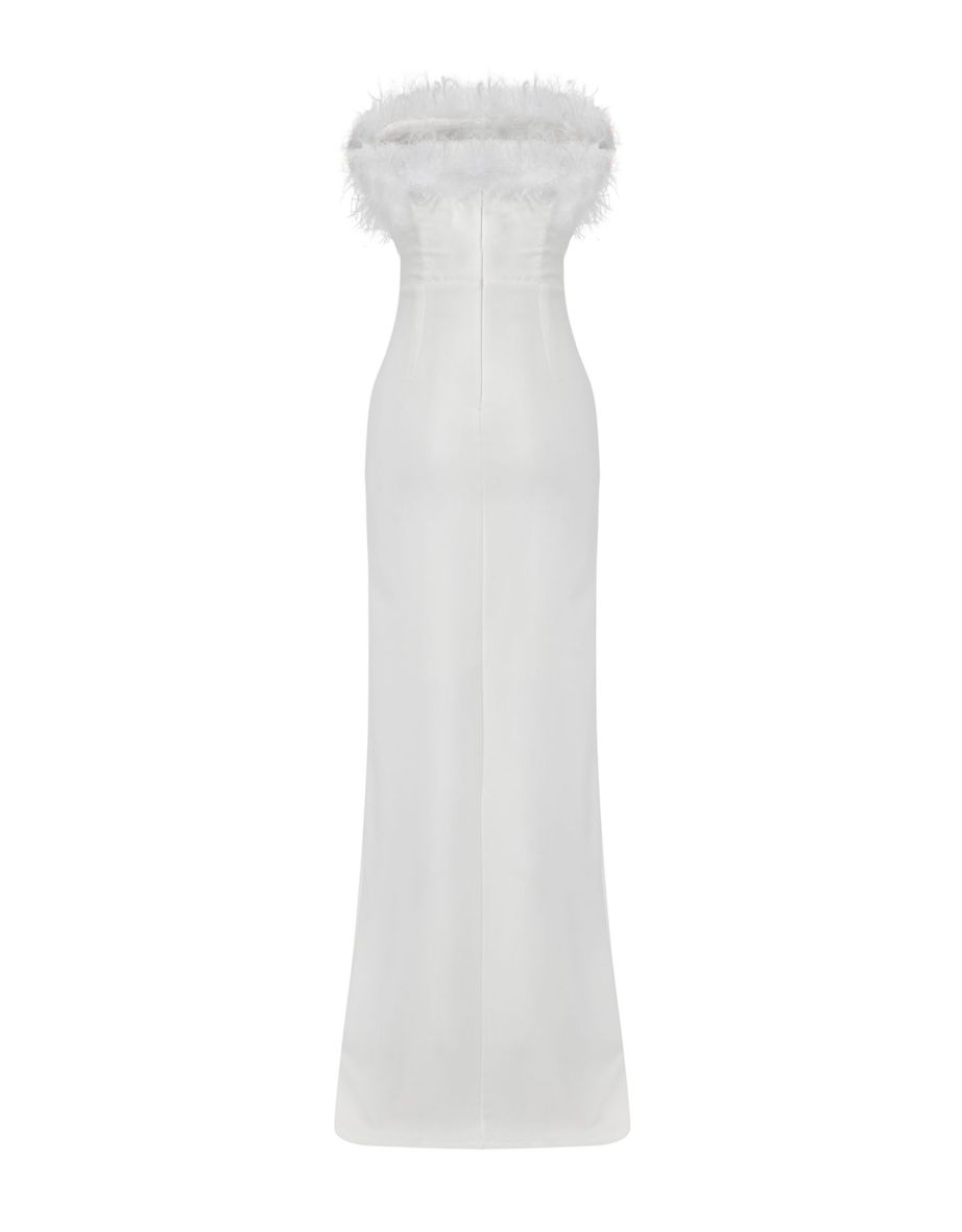 Evening & Prom Dress - Ecru - Bodycon - 6