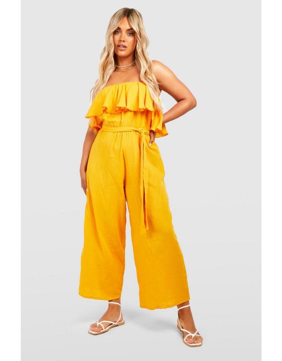 Closet jumpsuit mustard online