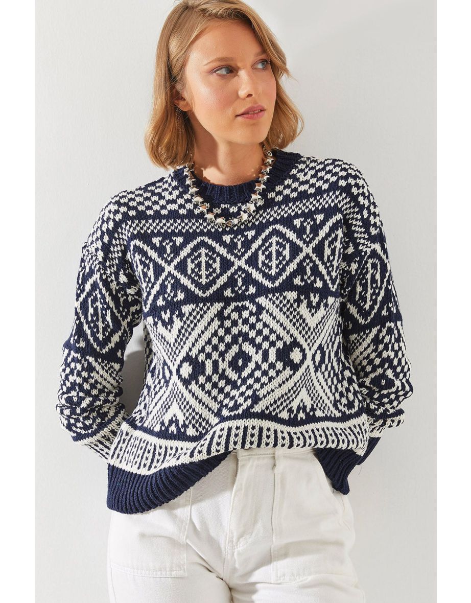 Women's Jacquard Sweater