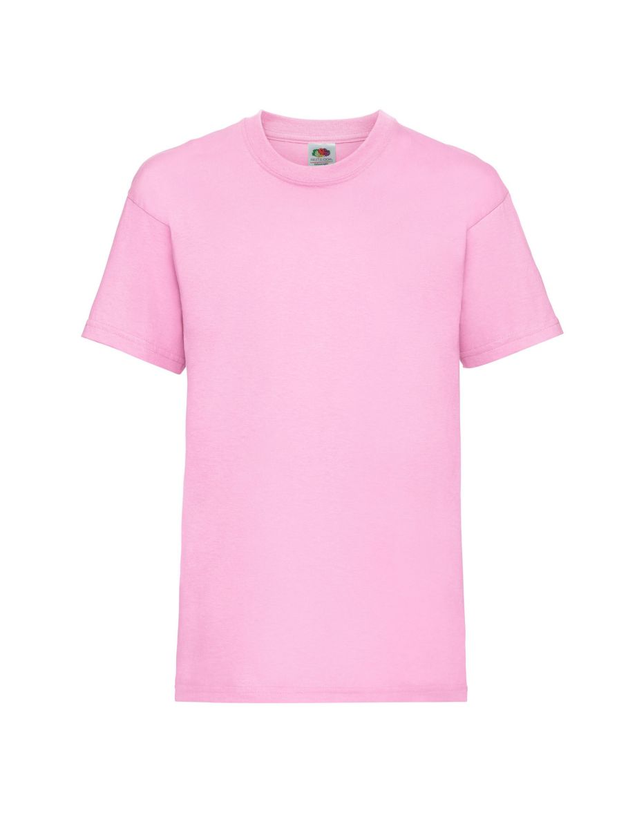 Fruit of the Loom Childrens/Kids Value T-Shirt - Light Pink