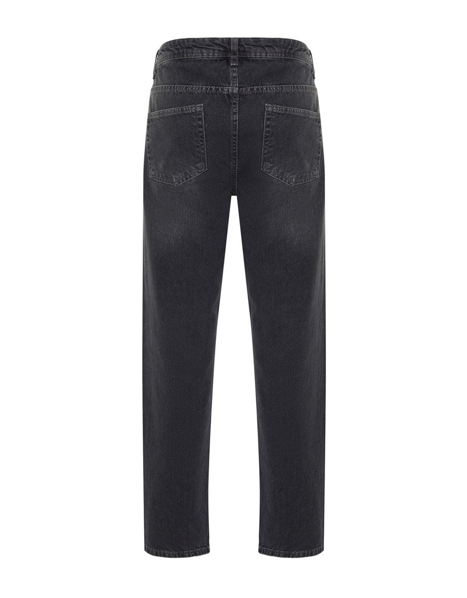 Anthracite Men's Relax Fit Boyfriend Jeans Jeans - 7