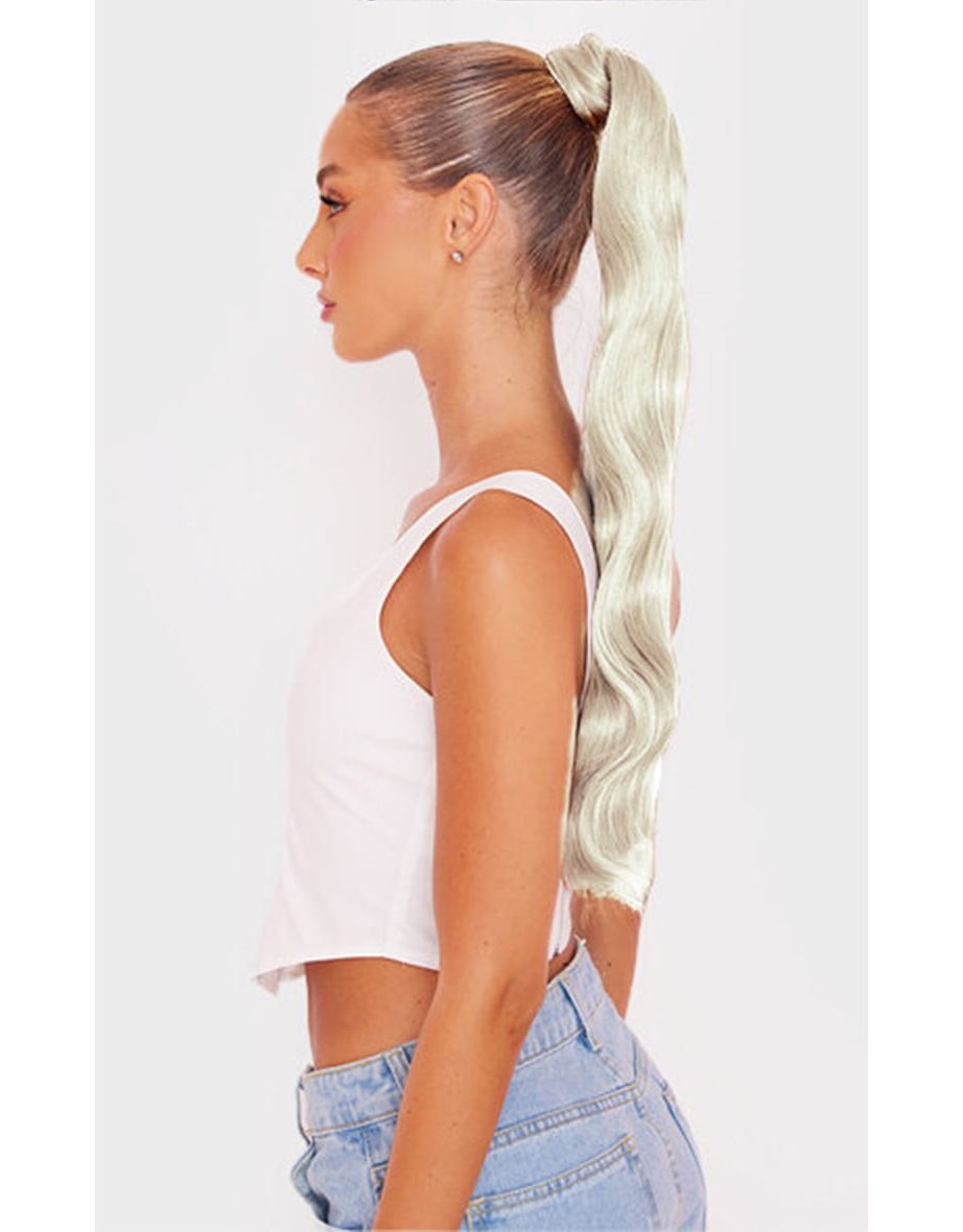 Hair Choice Extensions Power Pony Wavy 26 Inch Amber