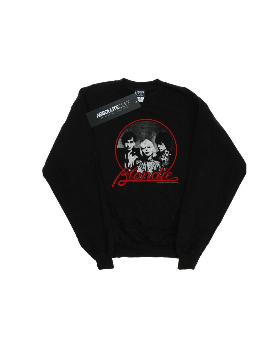 Blondie Boys Distressed Circle Sweatshirt - Black