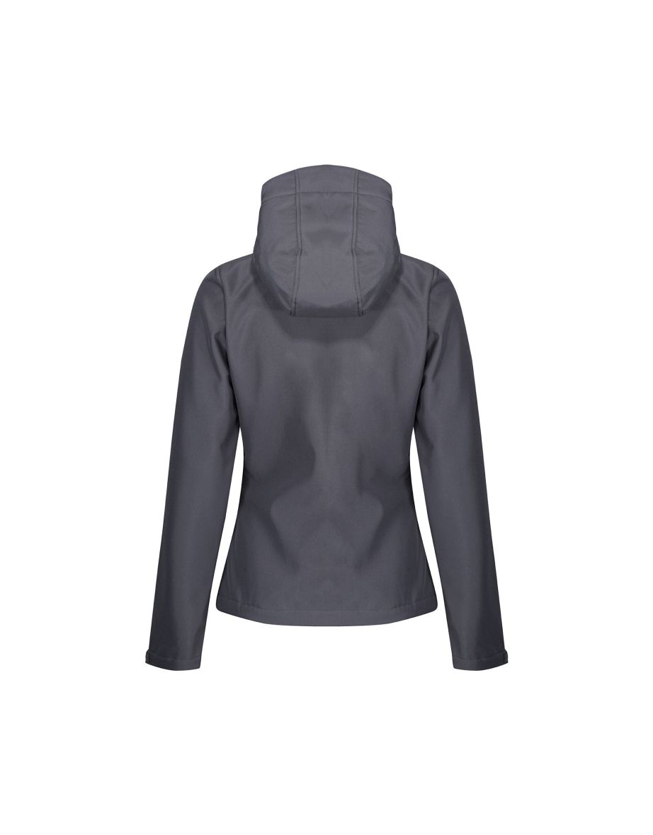 Regatta Womens/Ladies Venturer 3 Layer Membrane Soft Shell Jacket - Seal Grey/Black - 2