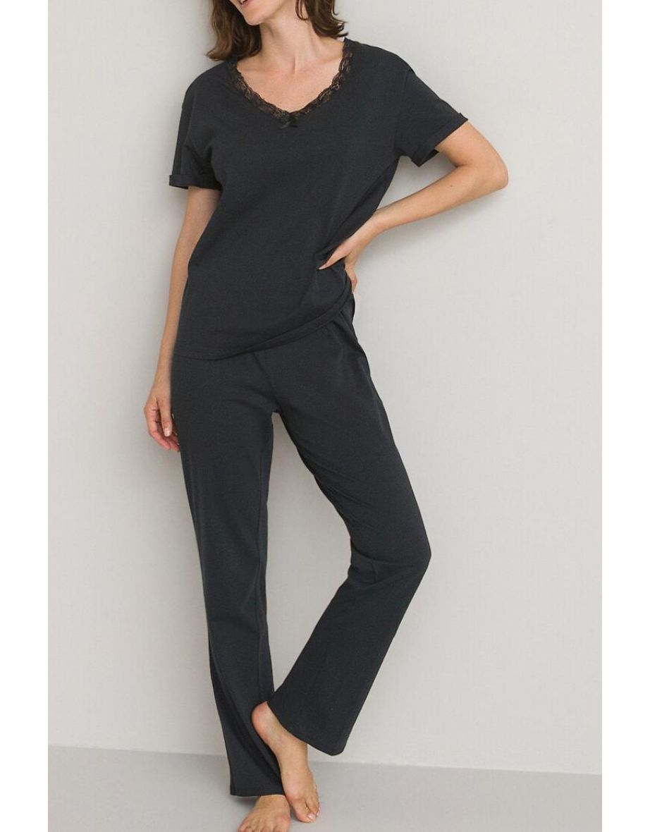 Short-Sleeved Jersey Pyjamas