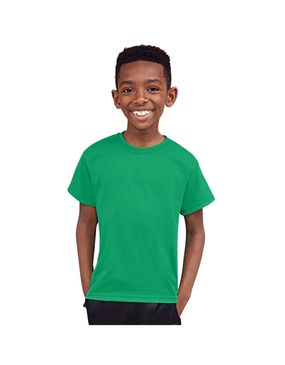 Fruit Of The Loom Childrens/Kids Unisex Valueweight Short Sleeve T-Shirt - Kelly Green - 2