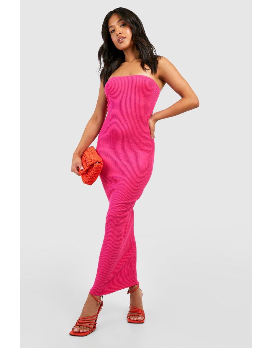 Petite tube maxi outlet dress