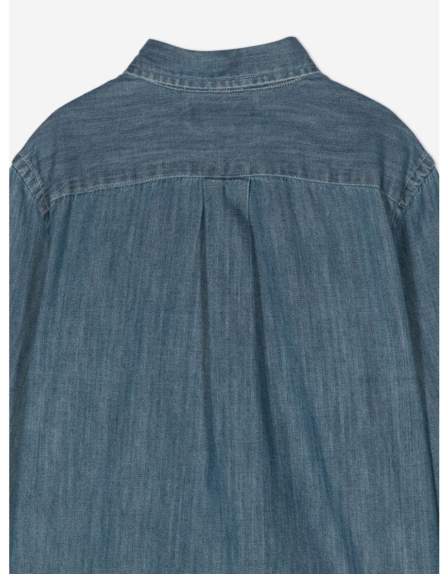 Ralph Lauren Boys Chambray Shirt in Blue - 3