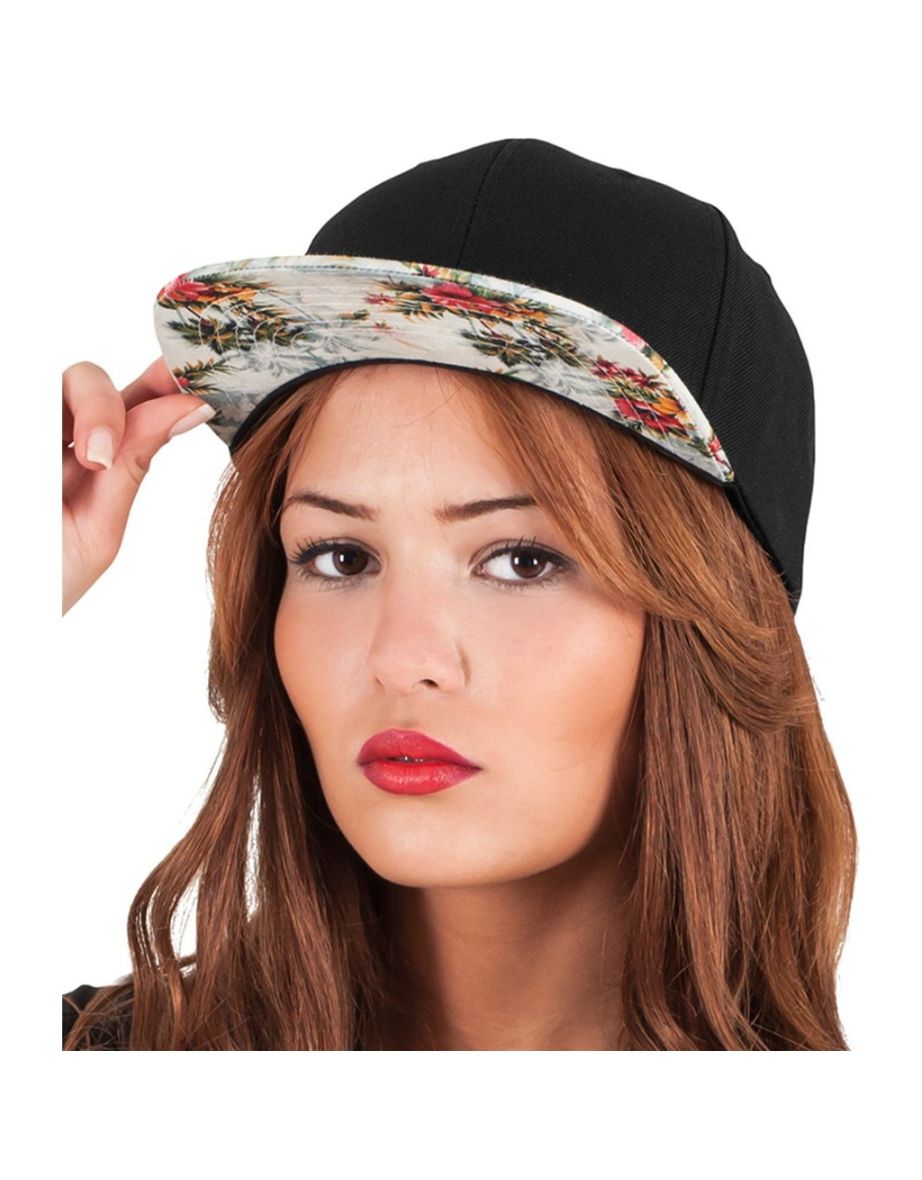 Flexfit Unisex Floral Snapback Cap - Mint
