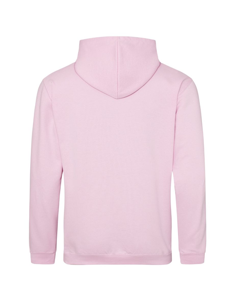 Awdis Unisex Adult College Hoodie - Baby Pink - 1