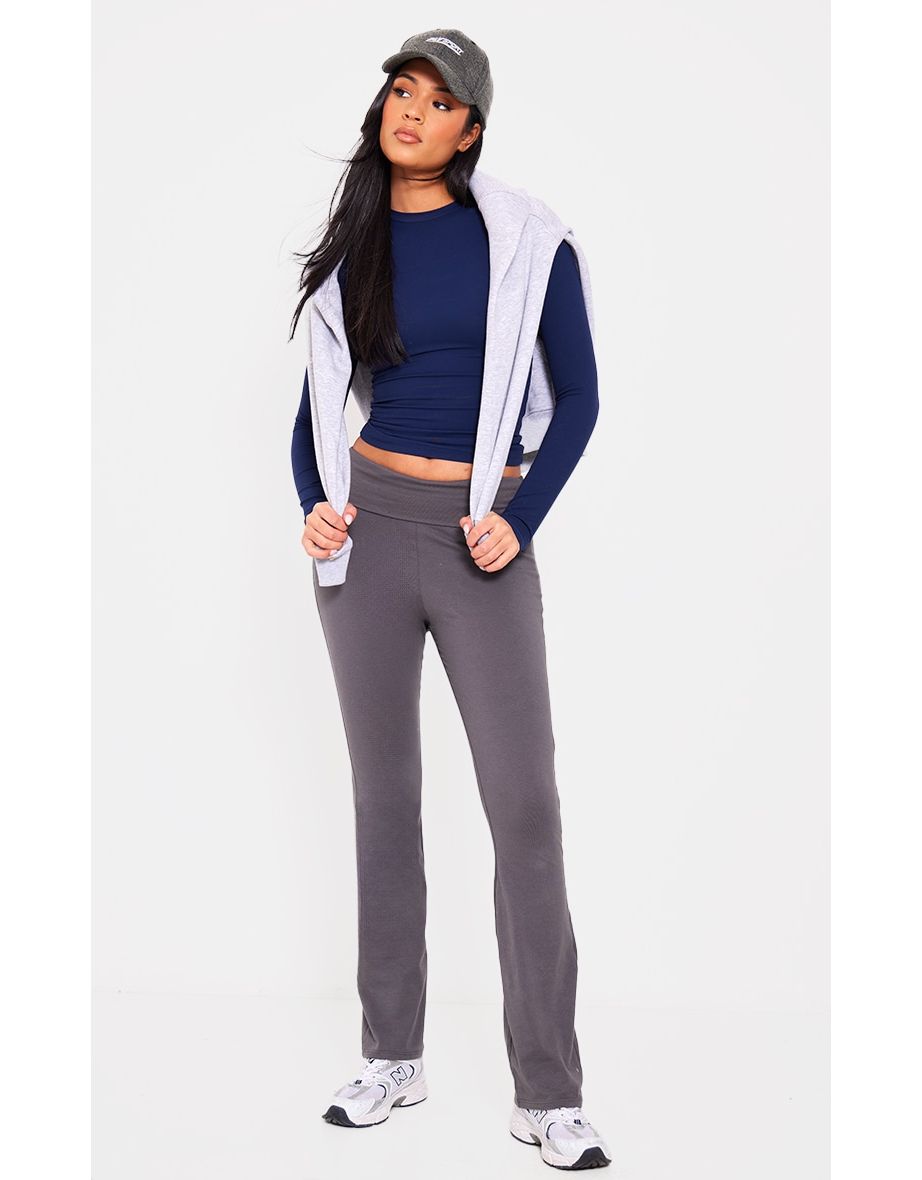 Tall Blue Contour Sculpt Long Sleeve T Shirt