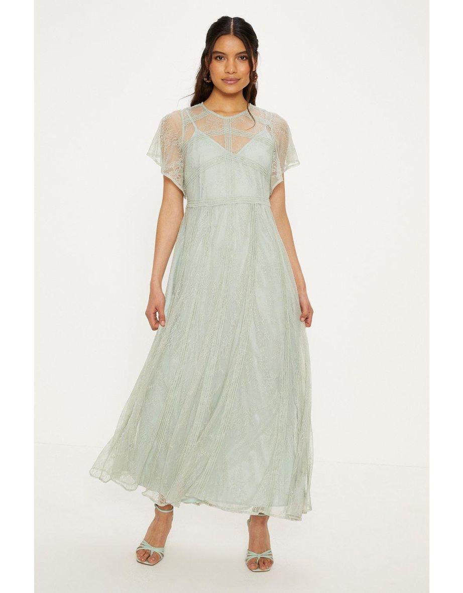 Premium Delicate Lace Maxi Dress