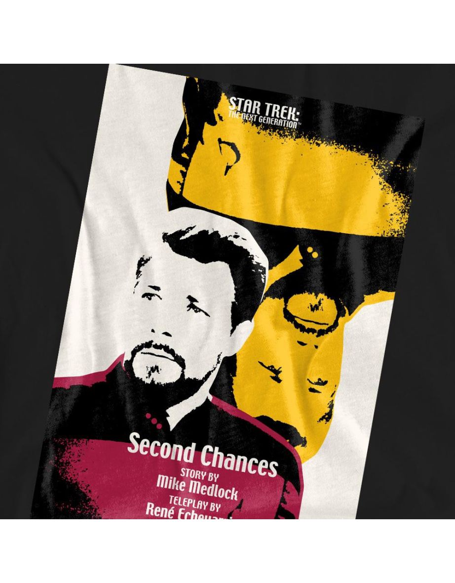 Star Trek Unisex Adult The Next Generation Season 6 Episode 24 T-Shirt - Black - 3