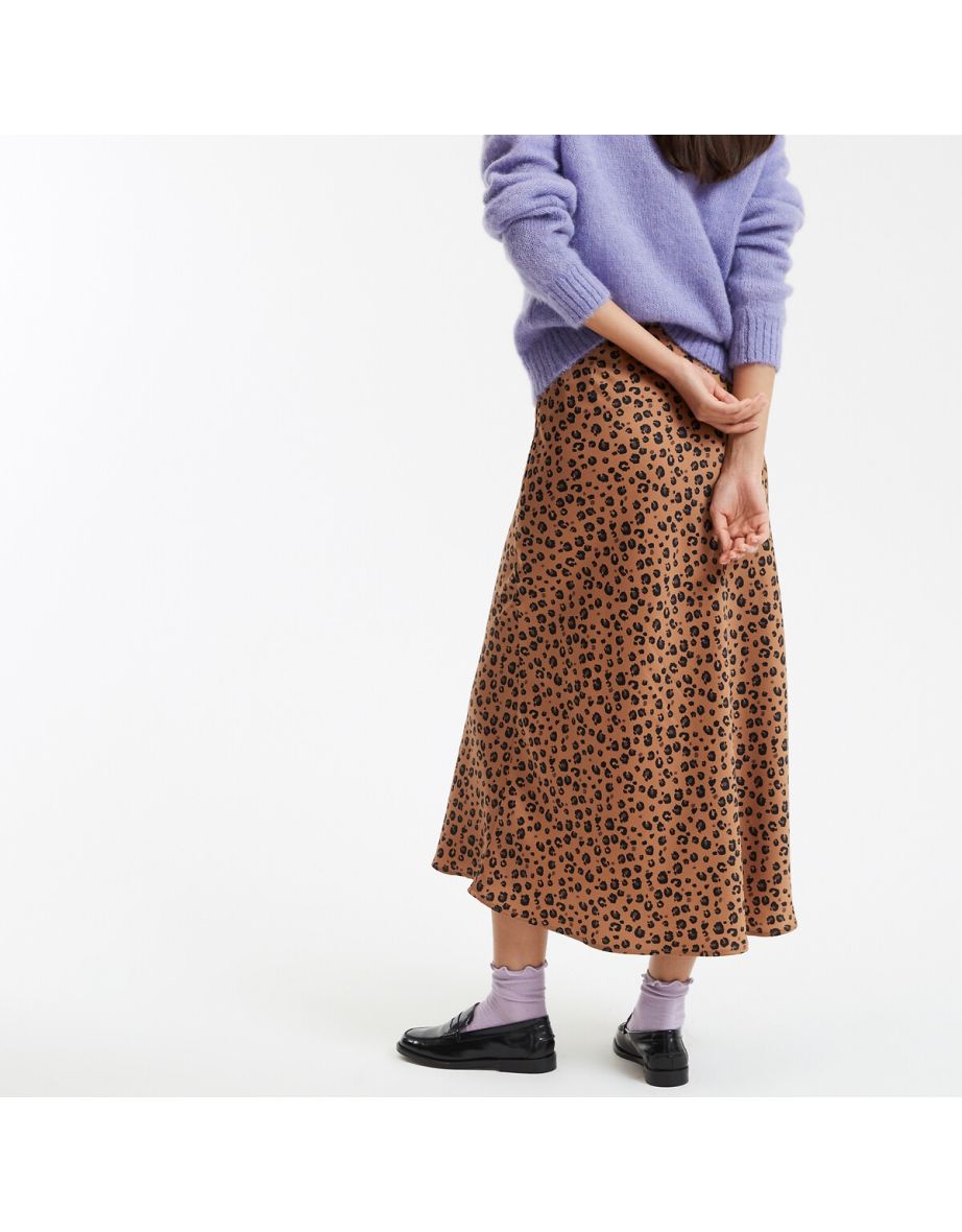 Signatures Marion Full Skirt in Animal Print - 3