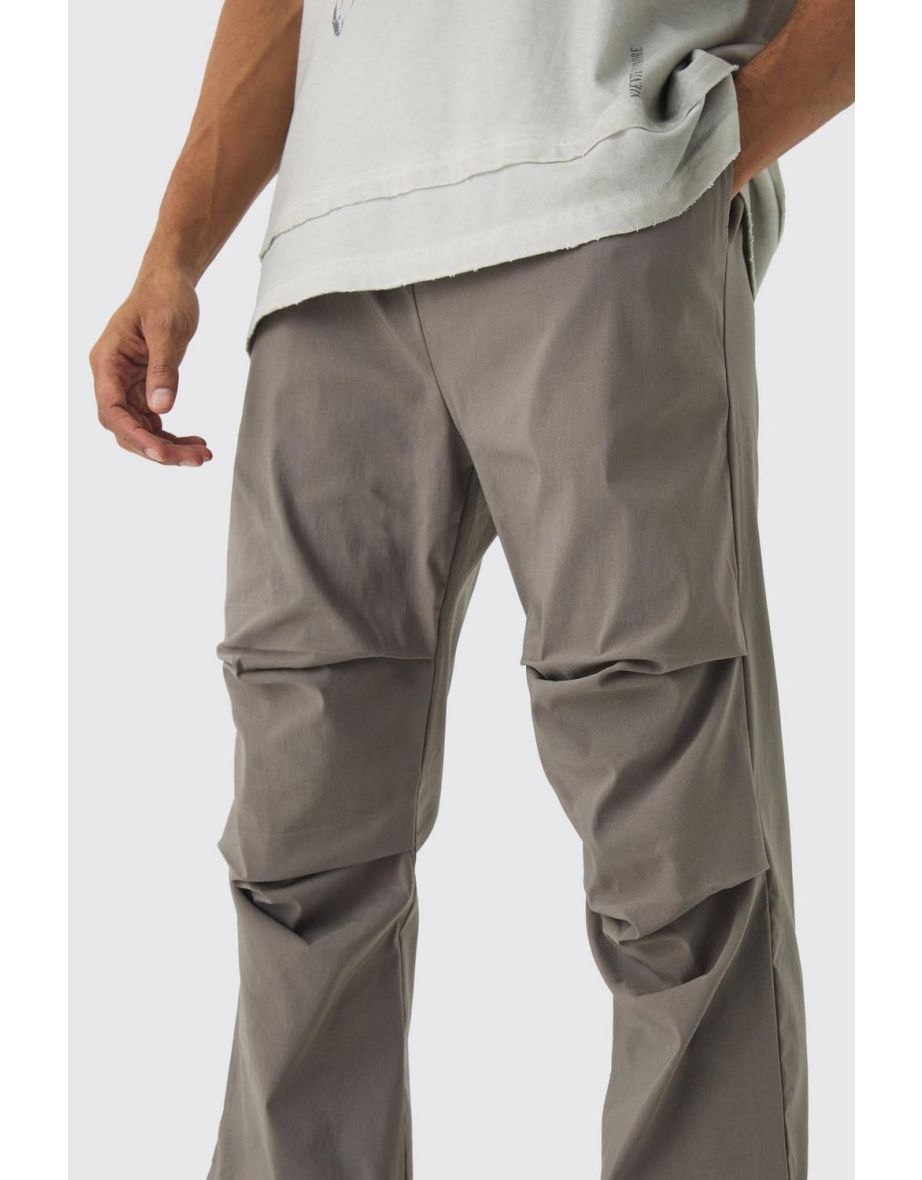 Slim Fit Flare Rushed Leg Bengaline Trouser - 2