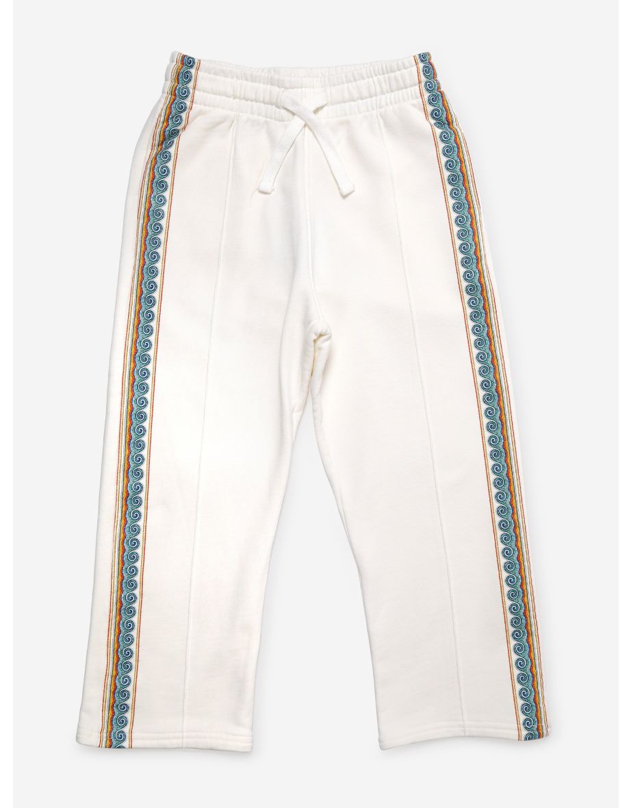 Kids Greco Wave Joggers in White