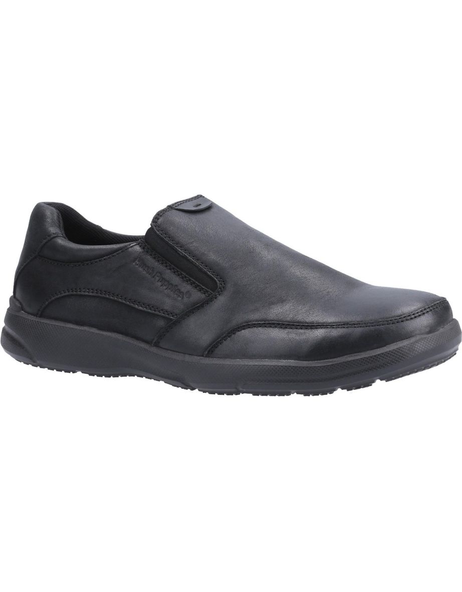 Hush puppies loafers on sale black