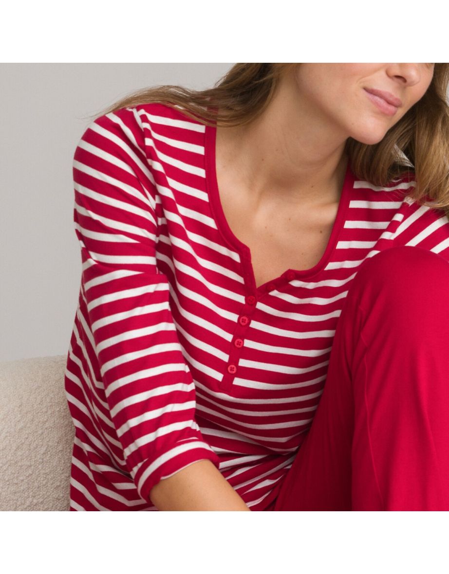 Organic Cotton Jersey Pyjamas - 3