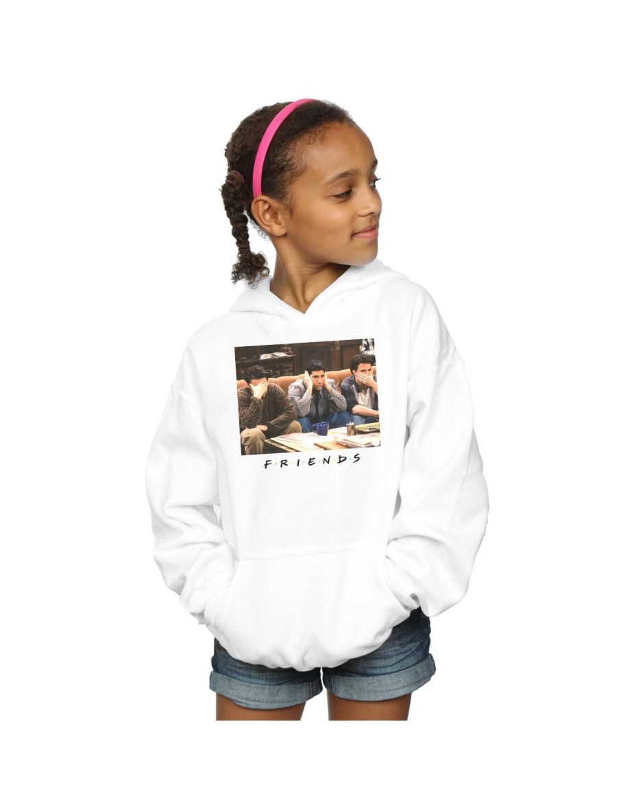 Shop Friends Girls Three Wise Guys Hoodie White Online in Oman VogaCloset