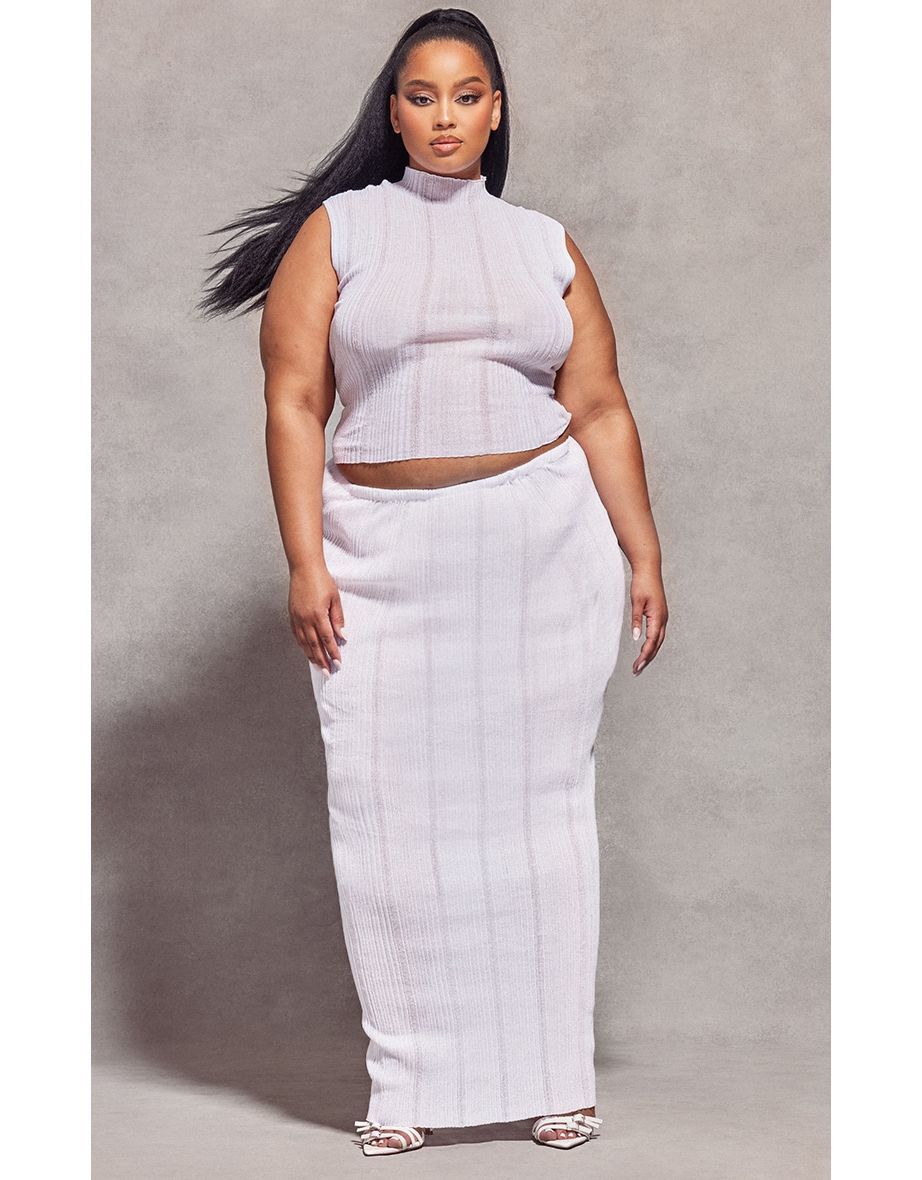 Sheer skirts 2025 plus size