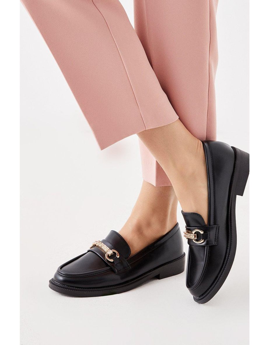 Diamante loafers sale