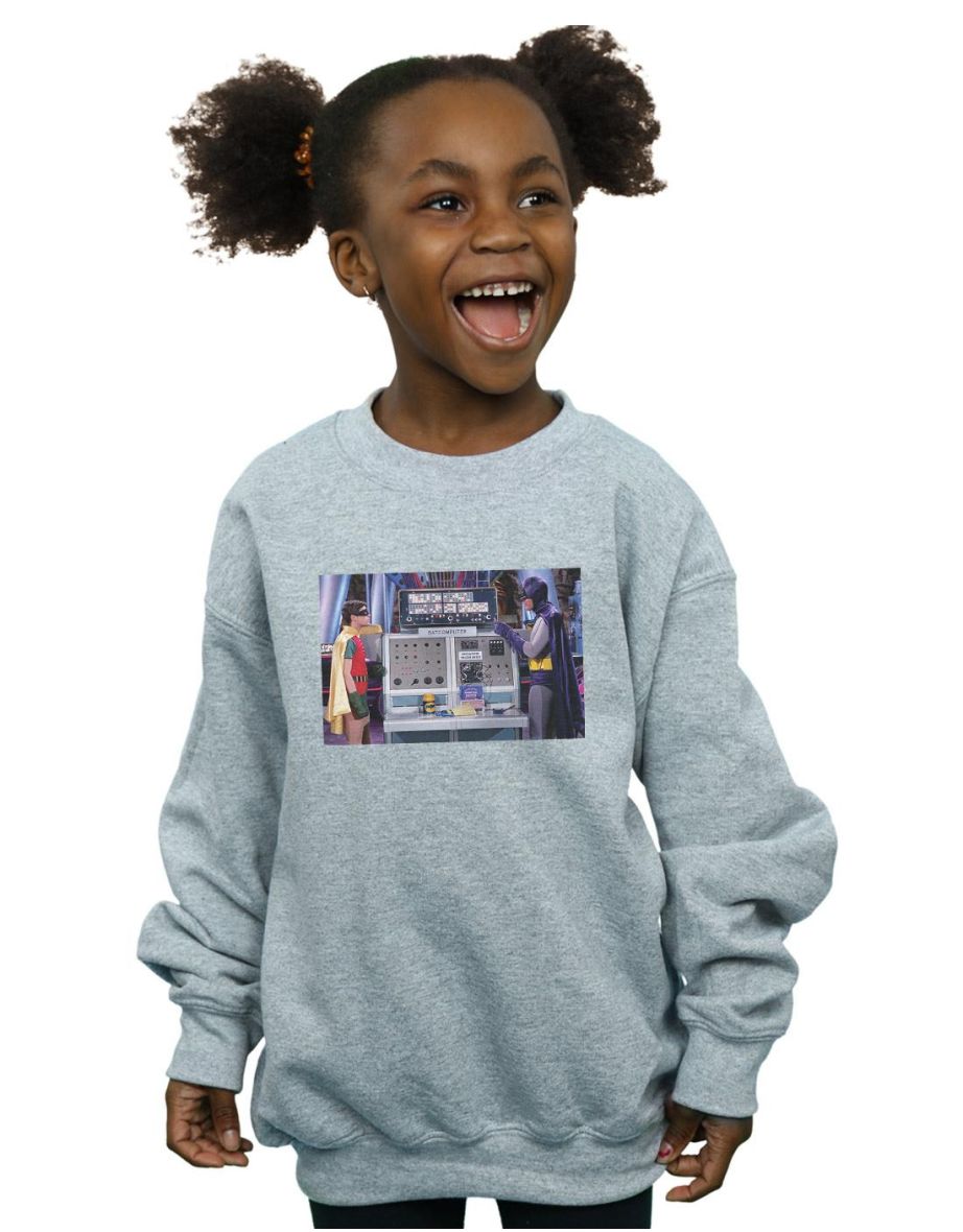 DC Comics Girls Batman TV Series Batcomputer Sweatshirt