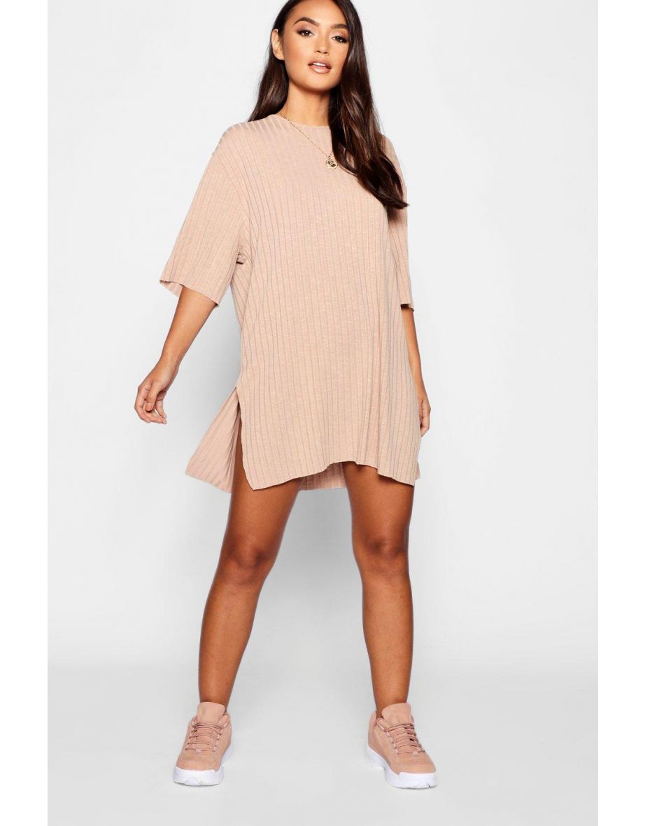 camel t shirt dress