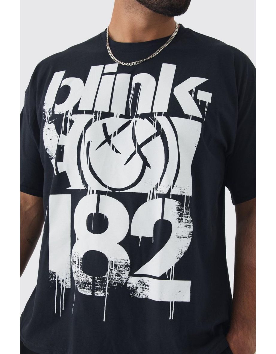 Plus Blink 182 License Print T-shirt - black - 2