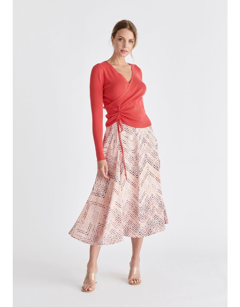 Asymmetric Hem Skirt
