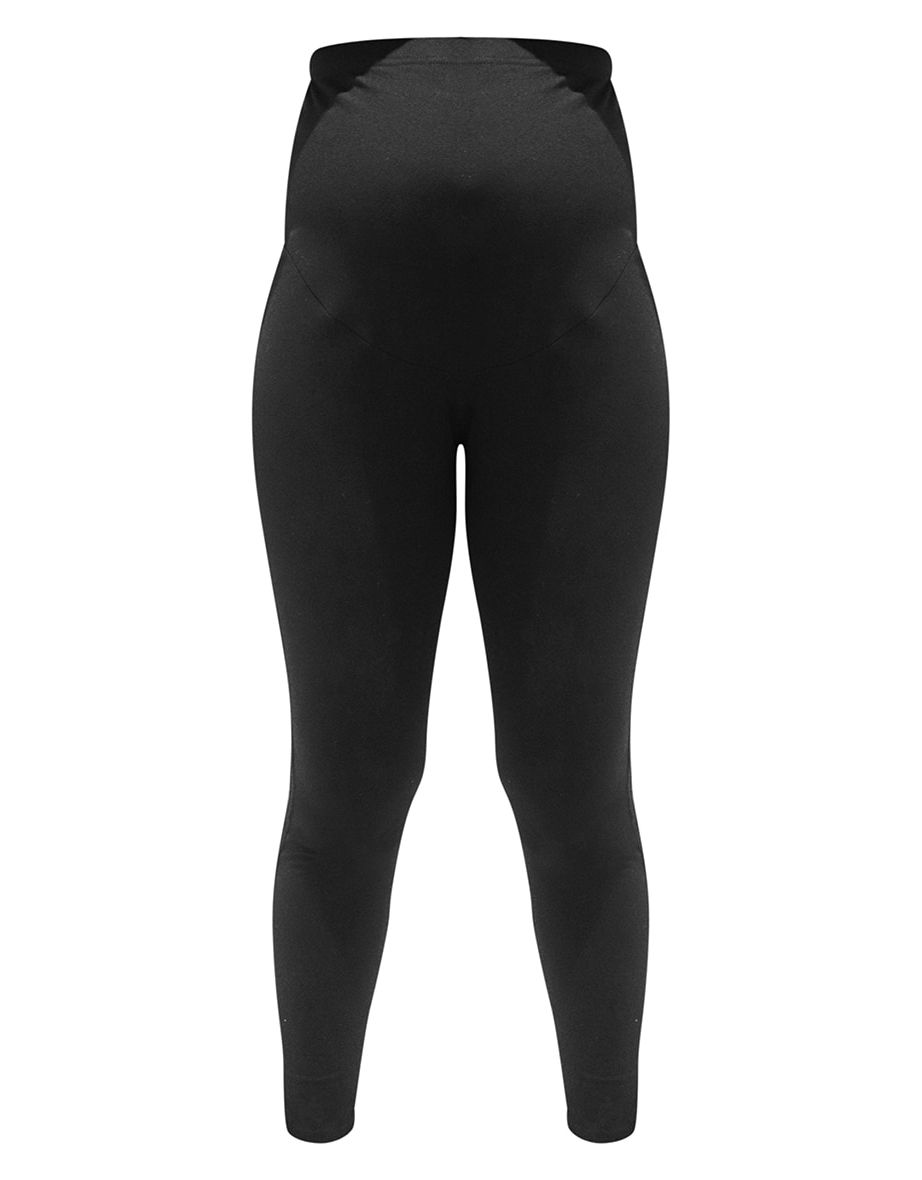 Maternity Black Bump Support Leggings - 4