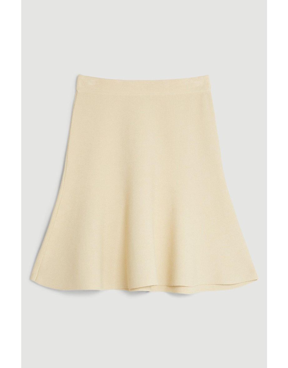 Premium Drape Compact Knit Flippy Skirt - 3