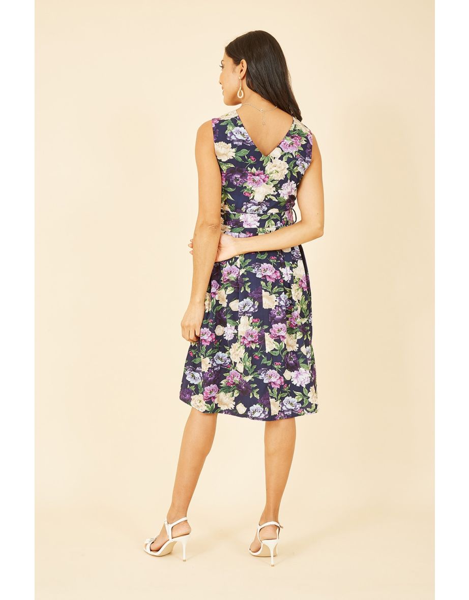 Mela navy hotsell floral dress