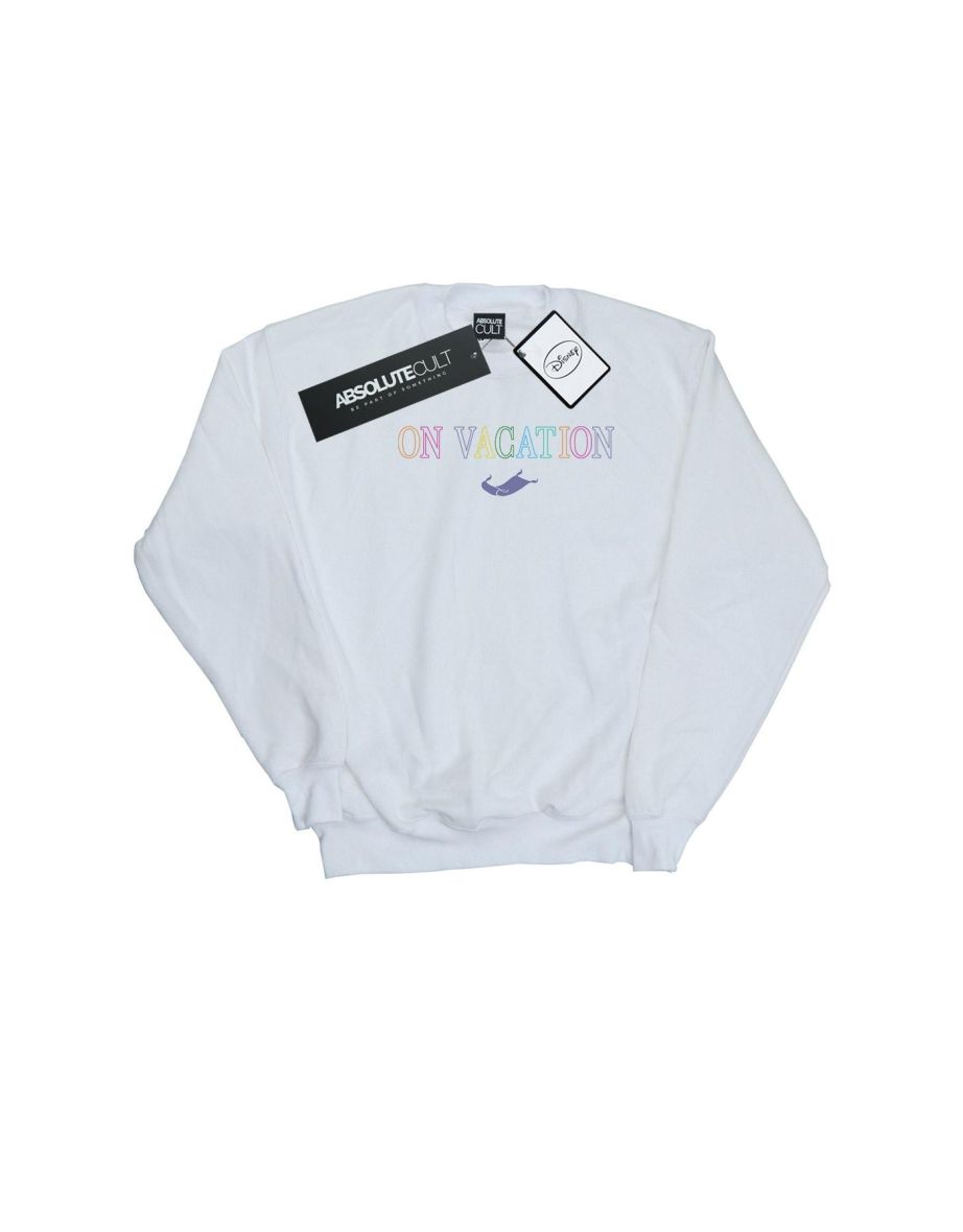 Disney Boys Aladdin On Vacation Sweatshirt - White
