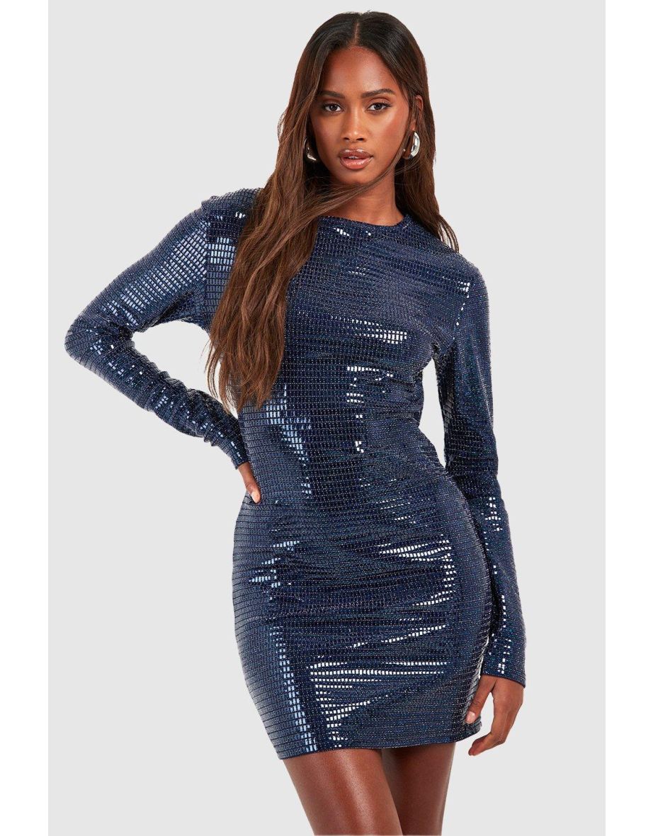 Sequin sales oversized dress