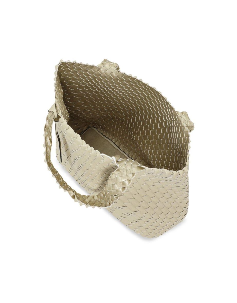 Reversible Braided Bag Gold - 3