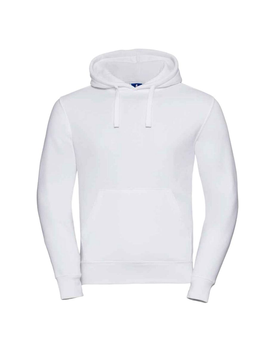 Russell Mens Authentic Hoodie - White
