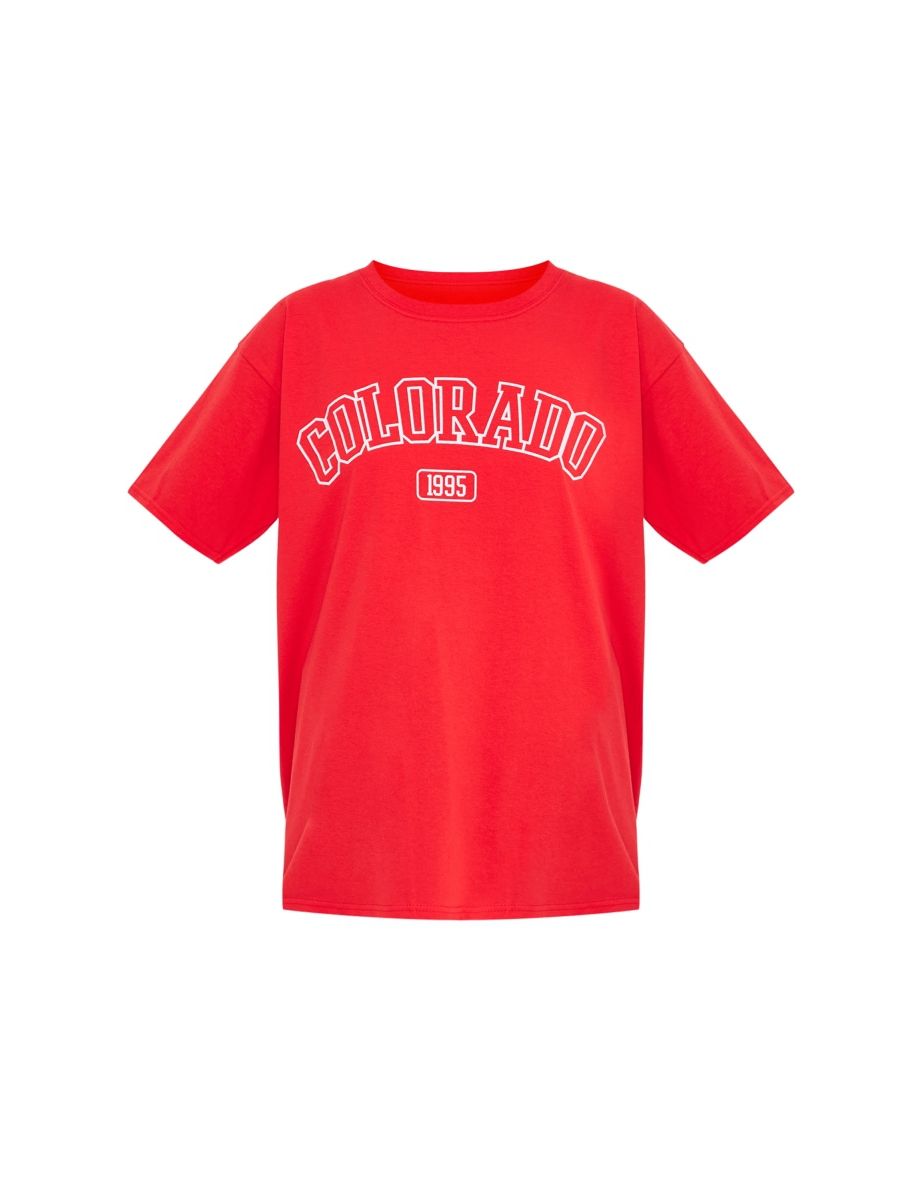 Red Colorado 1995 Print T Shirt - 4
