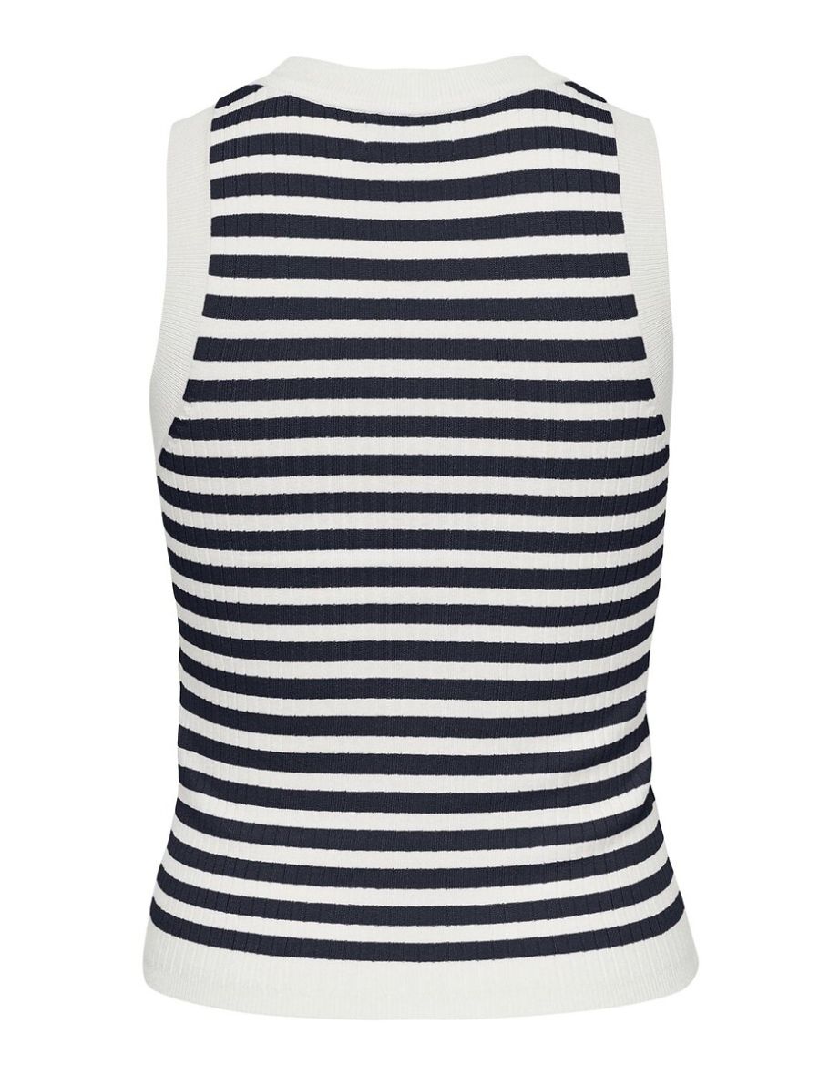 Sleeveless Striped Jumper/Sweater - 3