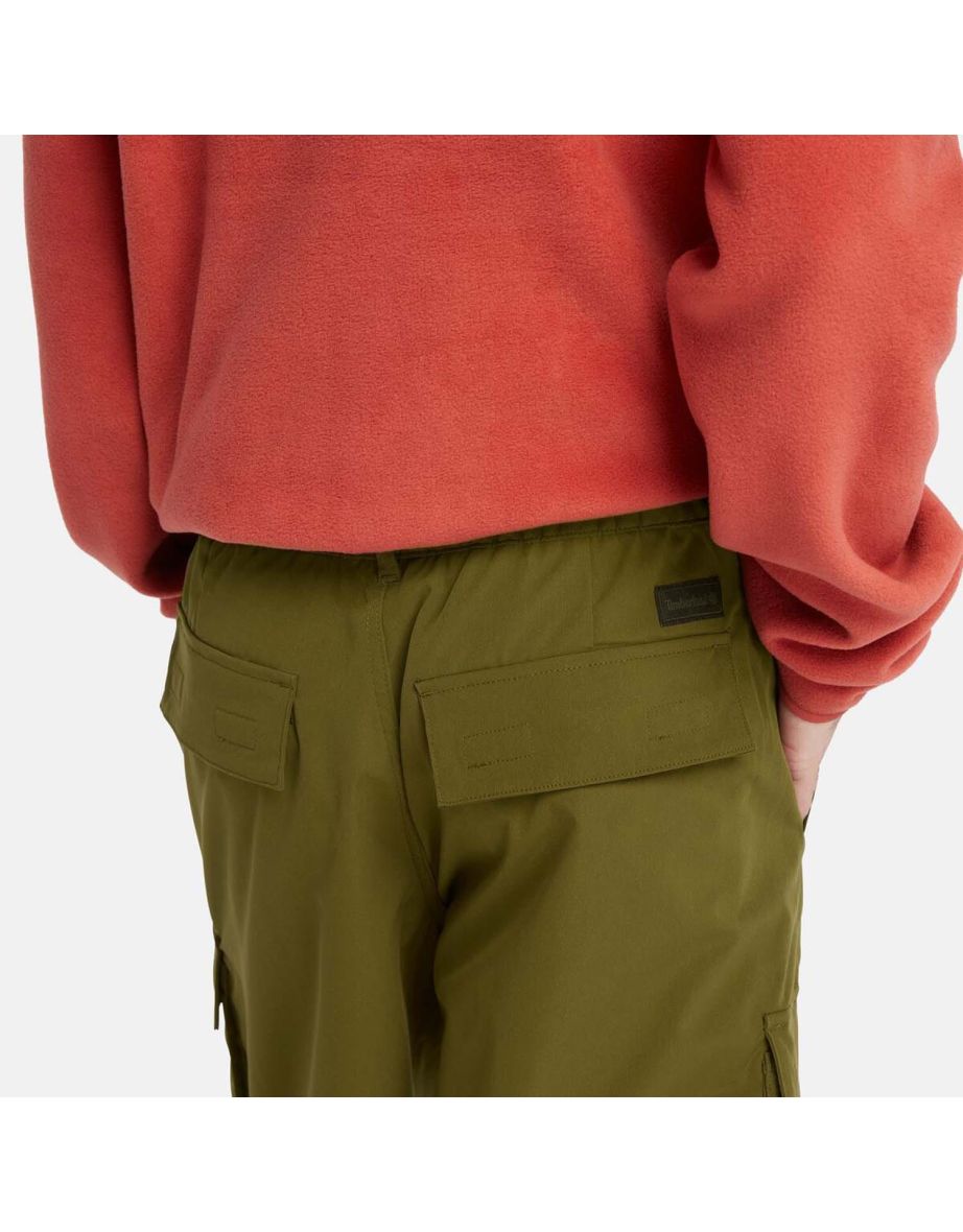 Men's Timberland Durable Water Repellent Cargo Shorts in Green - 3