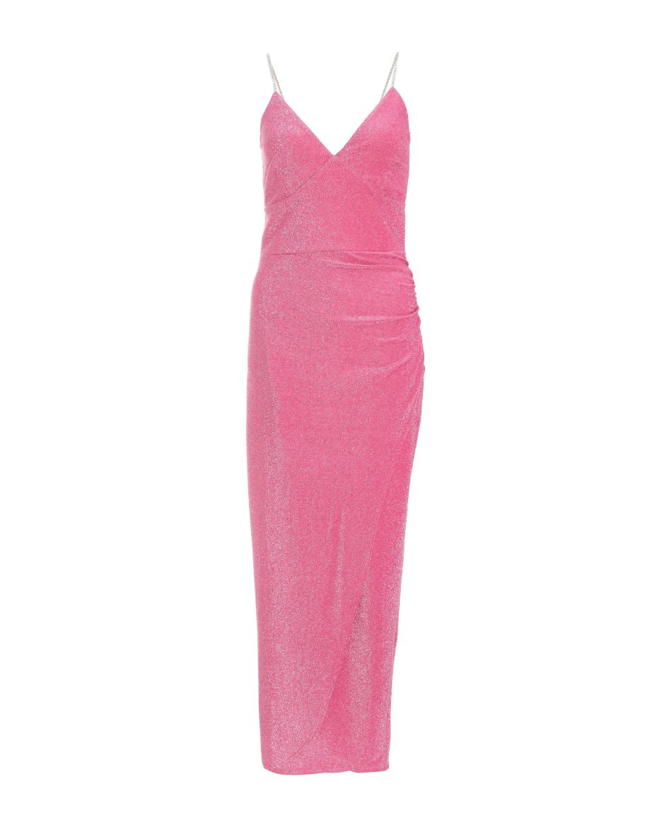 Quiz Pink Sequin Column Maxi Dress - 5