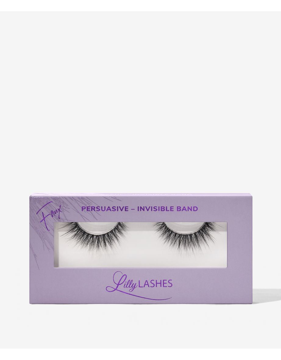Sheer Invisible Band False Lashes Persuasive 13.5mm