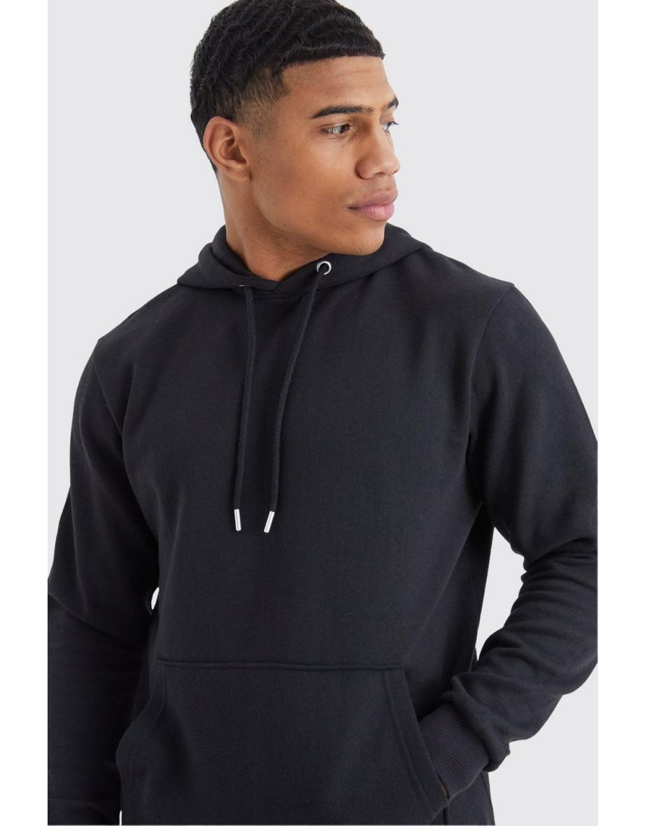 Slim Fit Basic Hoodie - 2