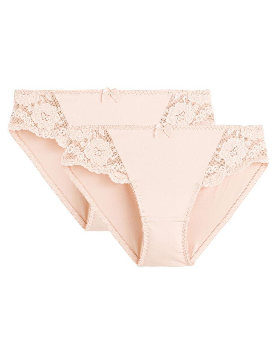 Pack of 2 Knickers in Lace